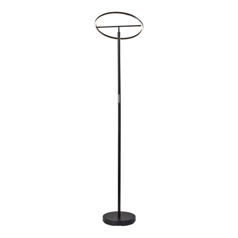 Falcon LED Floor Lamp with Smart Switch Black