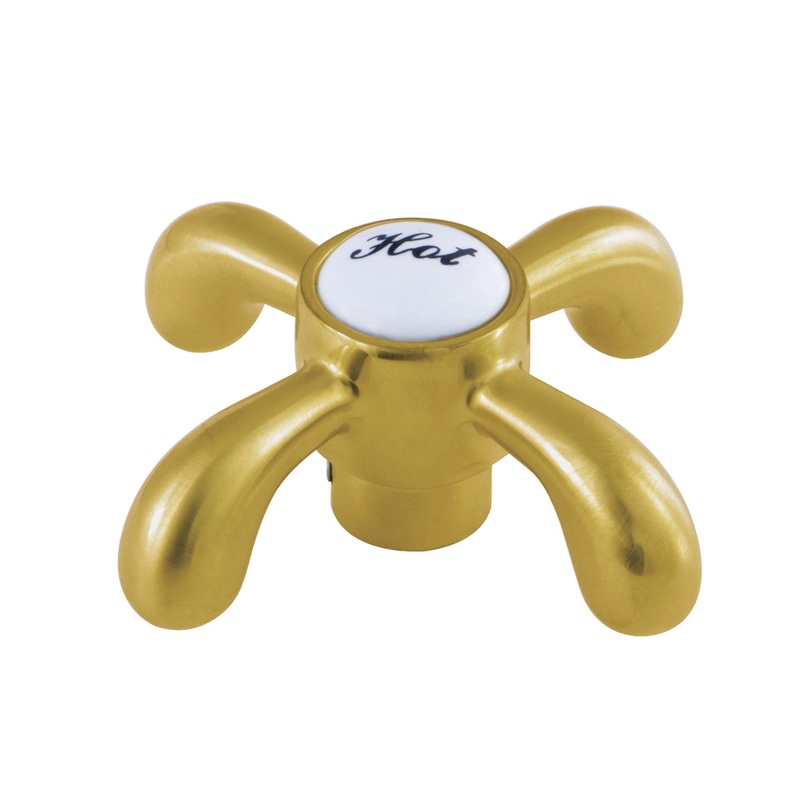 KSH7987TXH Hot Metal Cross Handle, Brushed Brass