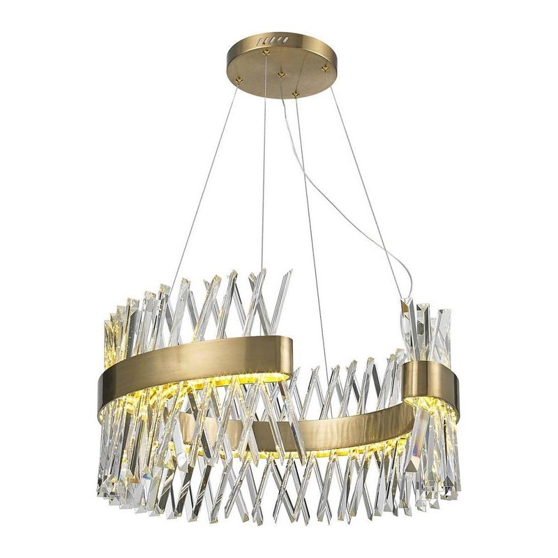LED Chandelier Gold