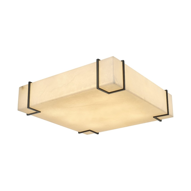 Madrid 10-Light Semi Flush Mount Matte Black