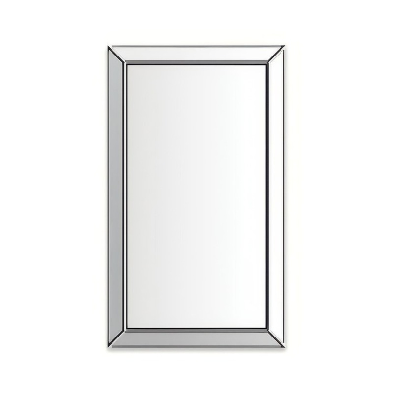 Medicine Cabinet Murray Hill 24 x 40 x 4 Inch Framed 1 Doors Mirrored Slow Closing Chrome with Lights