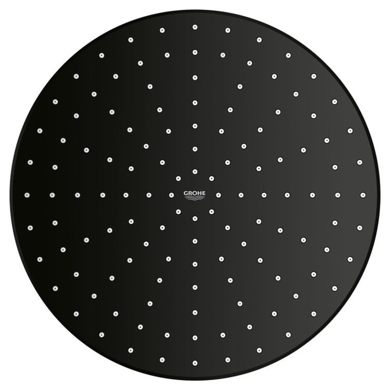 Showerhead Rainshower 310 1 Function Matte Black 12 Inch 1.75 Gallons per Minute Rain