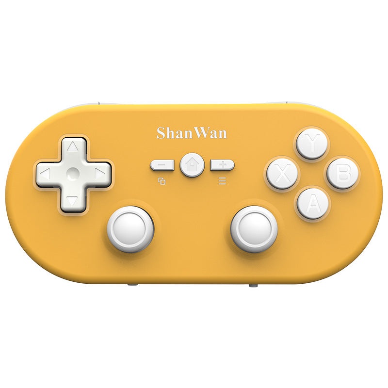 Slim Portable Wireless Game Controller – Multi-Platform for iOS/Windows/Android, 800Hz Dual Hall Sensing(yellow)