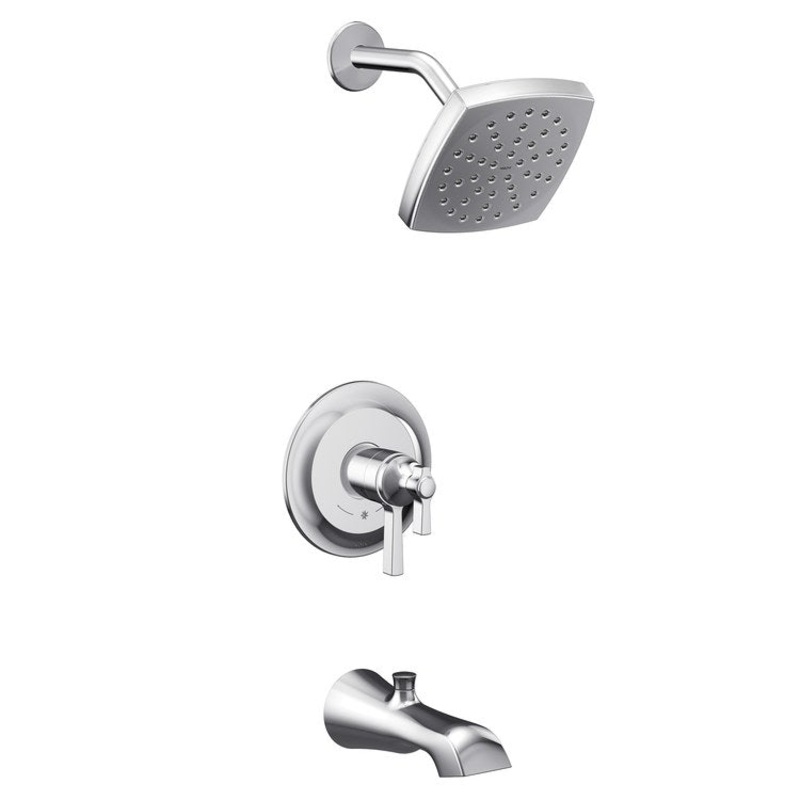 Tub and Shower Trim Flara M-Core 4-Series 2 Lever Chrome WaterSense ADA 1.75 GPM