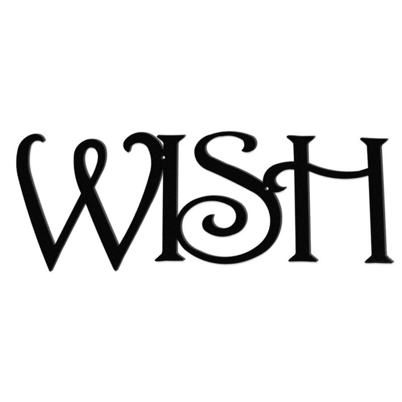 Village Wrought Iron WA-WISH Wall Art WISH