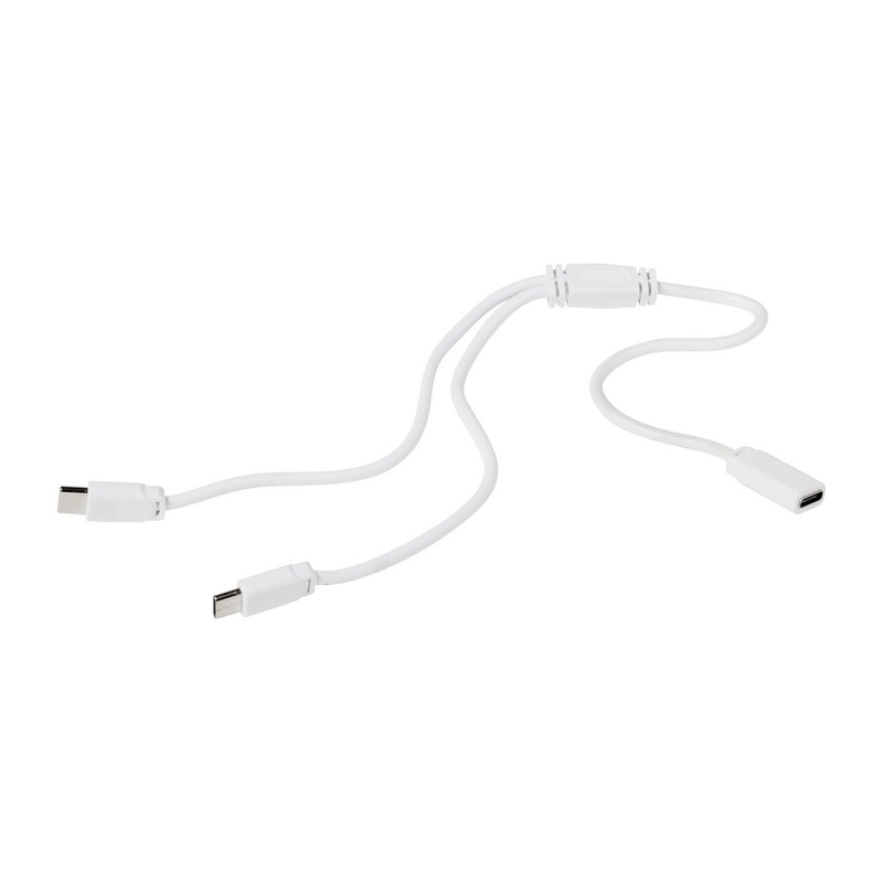 Y Connector from the Disk Lighting Collection in White Finish by Generation Lighting.
