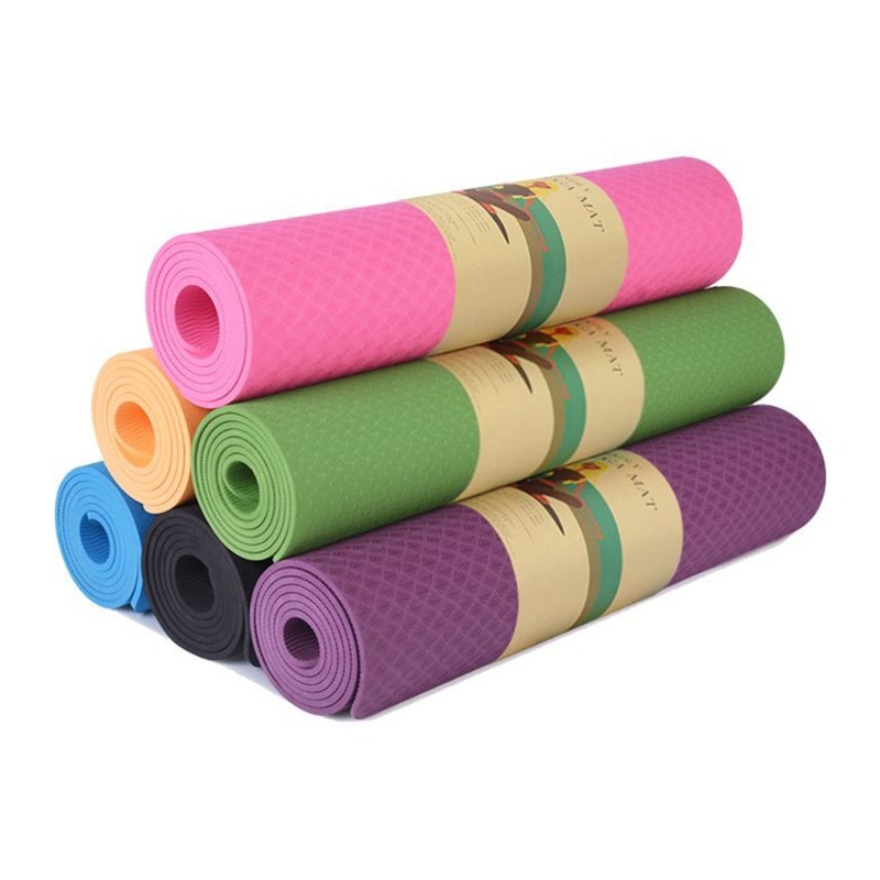 YOGA MAT Non-Slip Light Gym 1830x610x6mm Pilates Home Fitness – Assorted Colours
