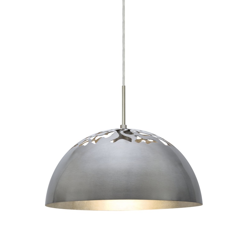 Besa 1JT-GORDY-SN Gordy One Light Pendant Satin Nickel
