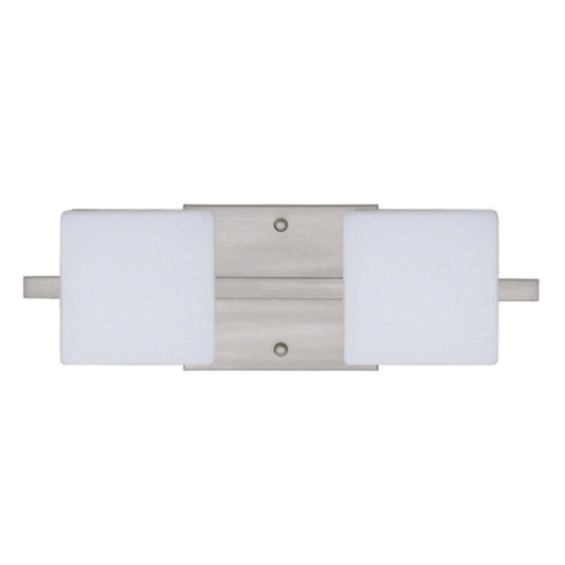 Besa 2WS-773507-SN Alex Two Light Wall Sconce Satin Nickel