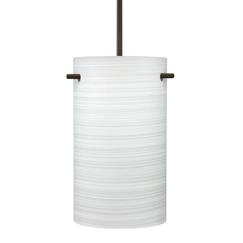 Besa J-4005KR-LED-BR Besa Tamburo 5 Pendant LED Pendant Bronze