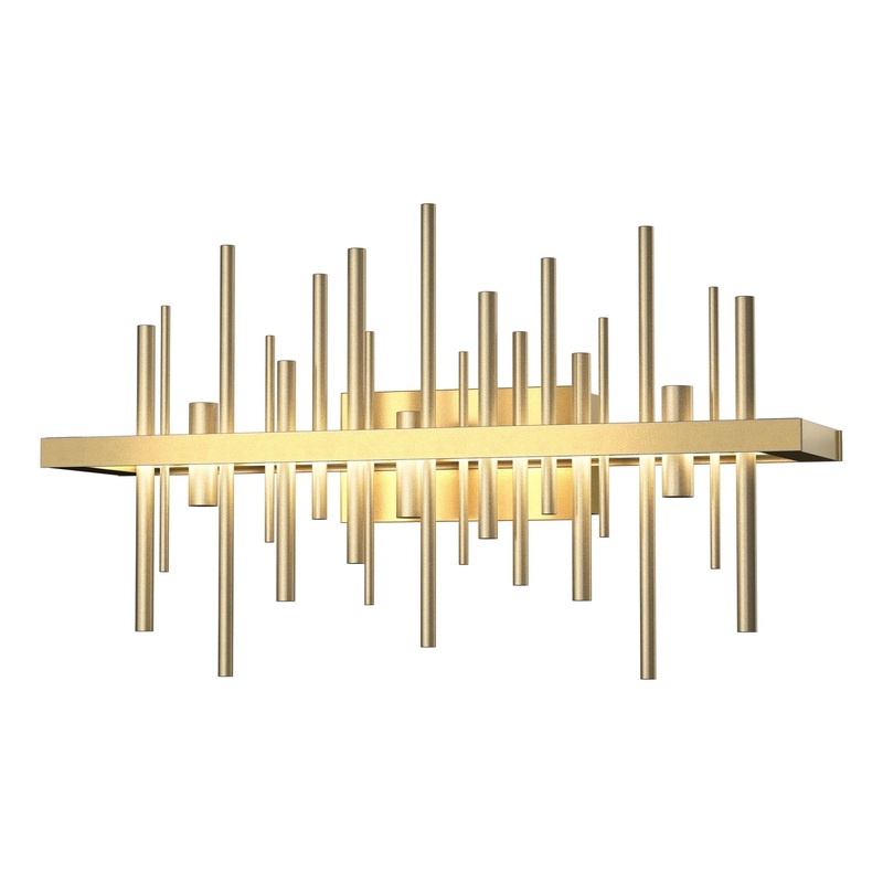 Cityscape LED Sconce Modern Brass Soft Gold