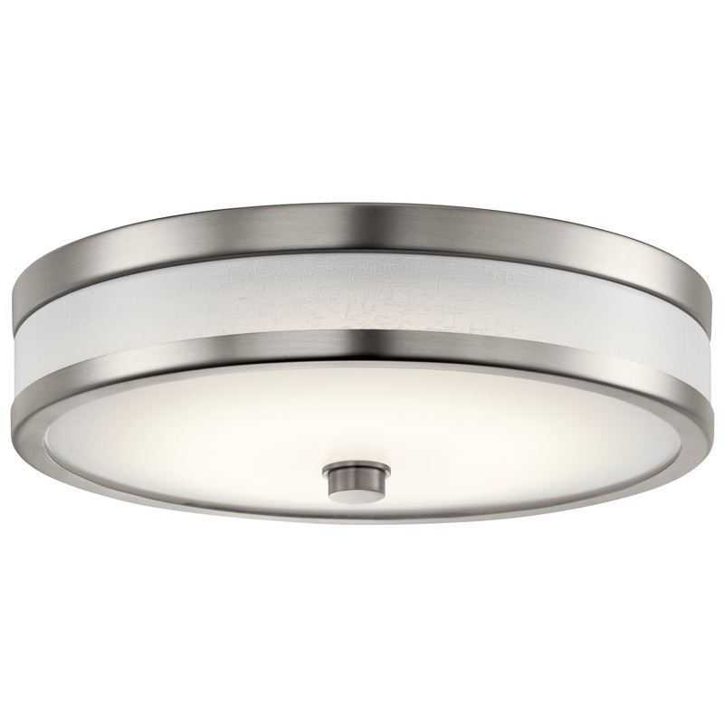 Kichler 11302CPLED LED Flush Mount, Champagne