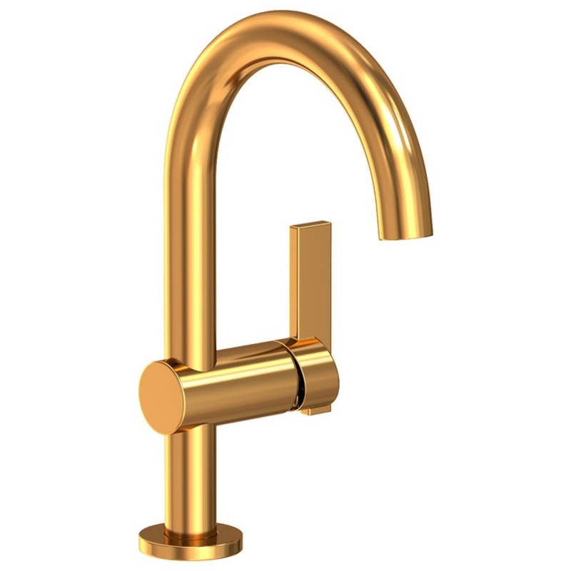 Lavatory Faucet Priya 1 Lever ADA WaterSense Aged Brass 1.2 Gallons per Minute Pop-Up 1 Hole