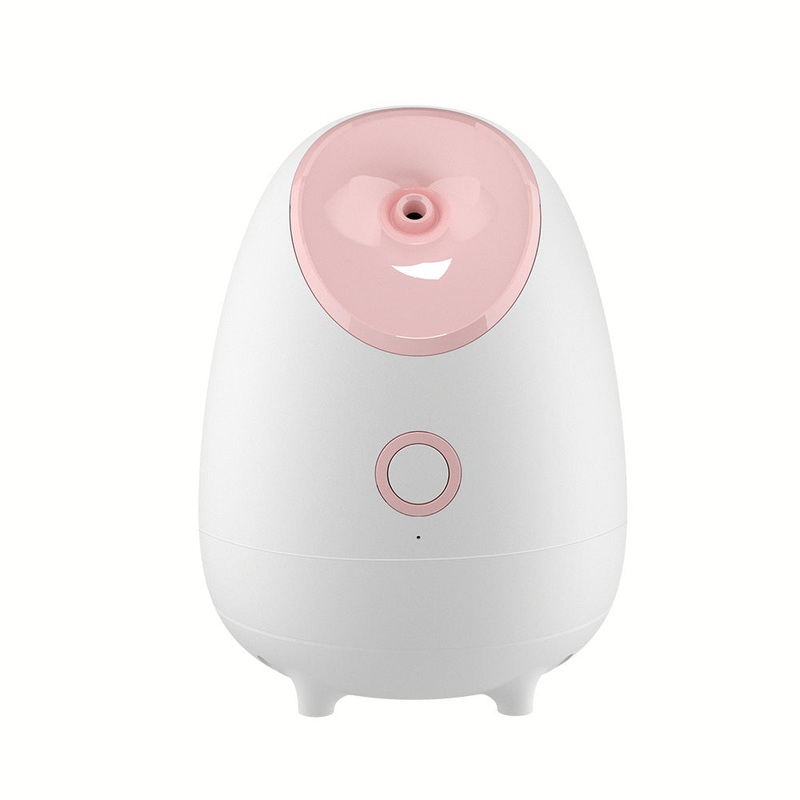 Nano Ionic Facial Steamer – Deep Hydration Hot Mist Face Steamer for Home Spa & Skincare(white)