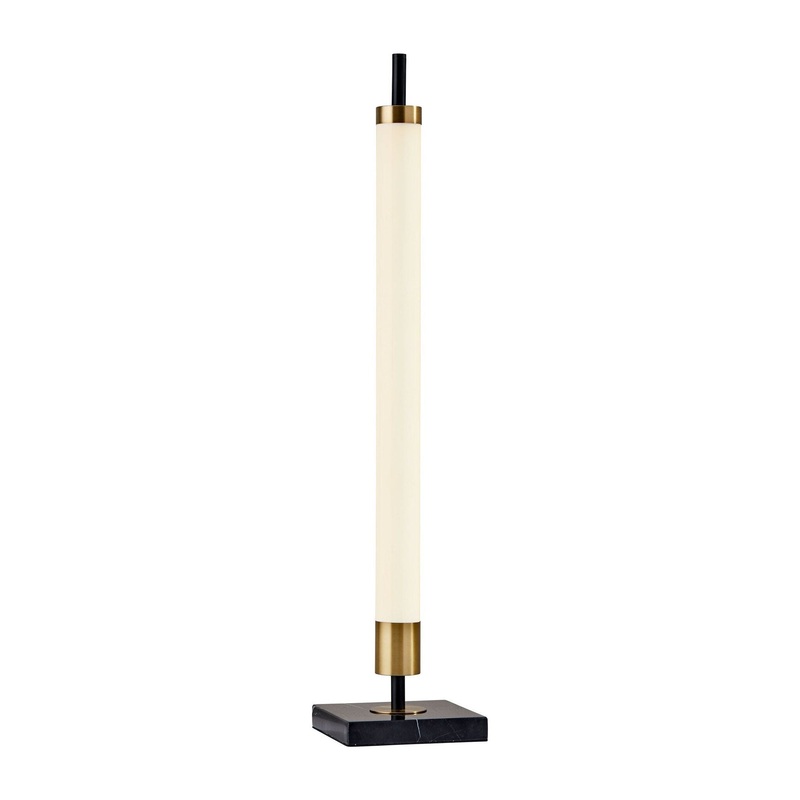 Piper LED Table Lamp Black/Antique Brass
