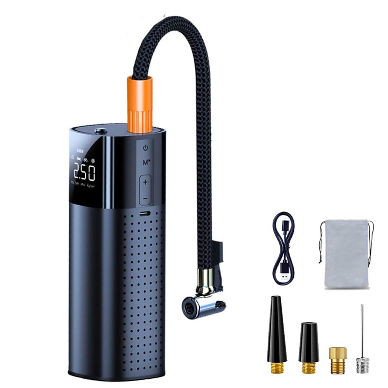 Portable Tyre Inflator – Rechargeable Car Bike Tire Air Pump Compressor