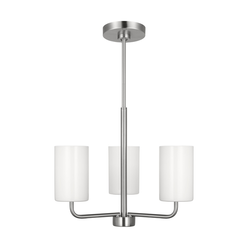 Rhett Small Chandelier Brushed Steel LED Bulb(s) Included
