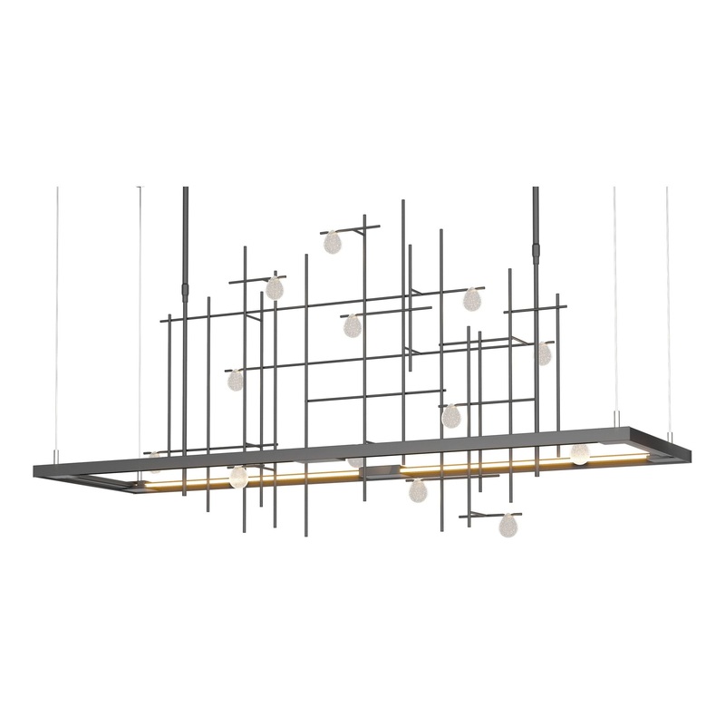 Spring LED Pendant Black