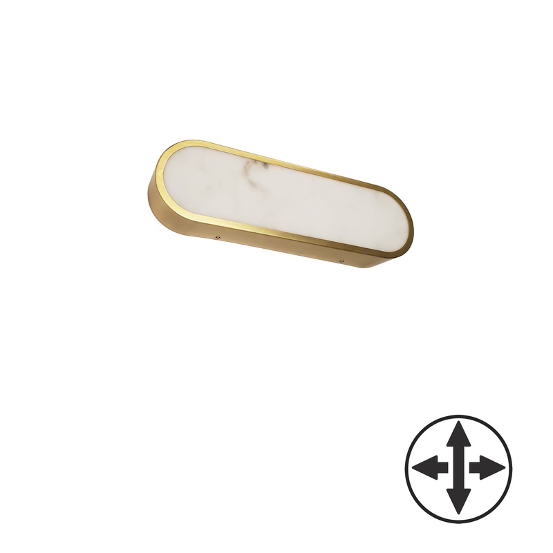 Walsh 20W Wall Sconce Aged Brass