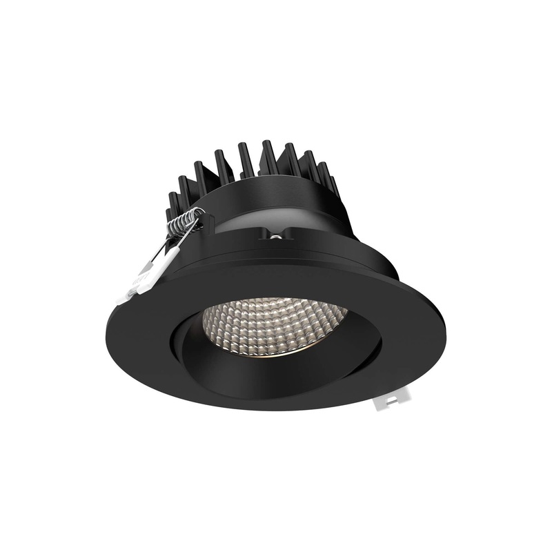 4″ CCT Gimbal Recessed Downlight Black 120V | Triac Dimming