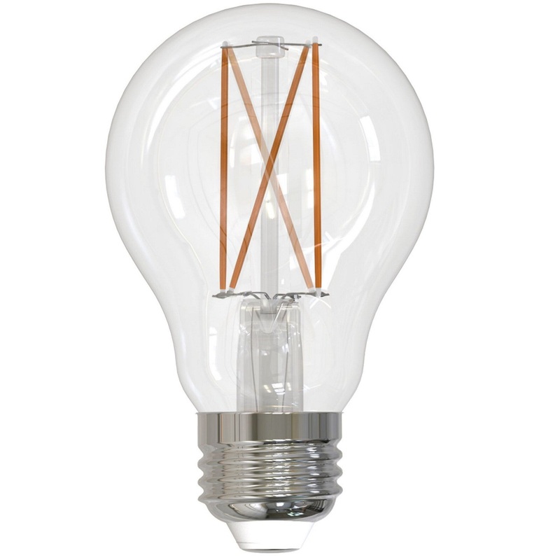 8.5 Watt A19 Clear, 850  Lumens, E26 base, 120 Volt Light Bulb by Bulbrite