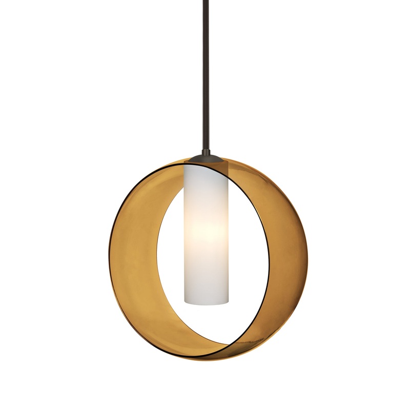 Besa 1TT-PLATOAM-LED-BR Plato One Light Pendant Bronze