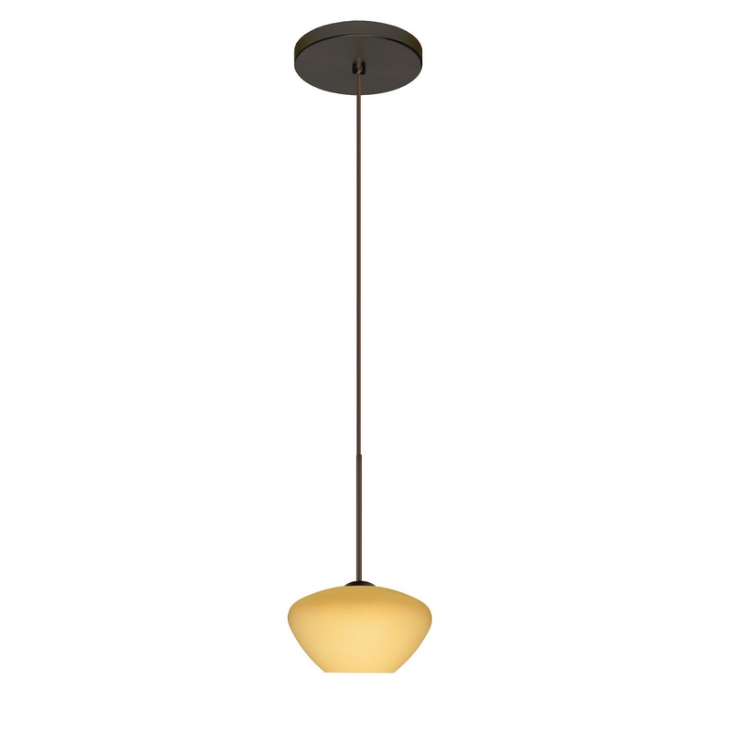 Besa 1XT-5410VM-BR Peri One Light Pendant Bronze
