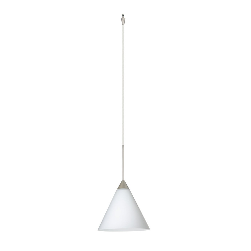 Besa XP-512107-SN Kani One Light Pendant Satin Nickel
