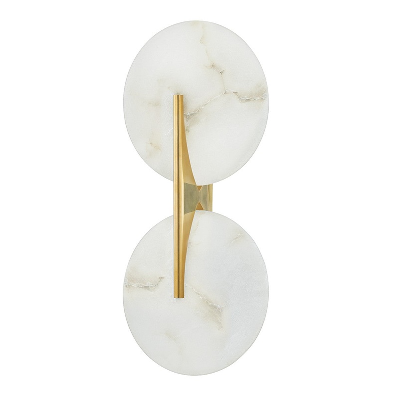 Corbett Lighting 418-21-VB Asteria LED Wall Sconce Vintage Brass