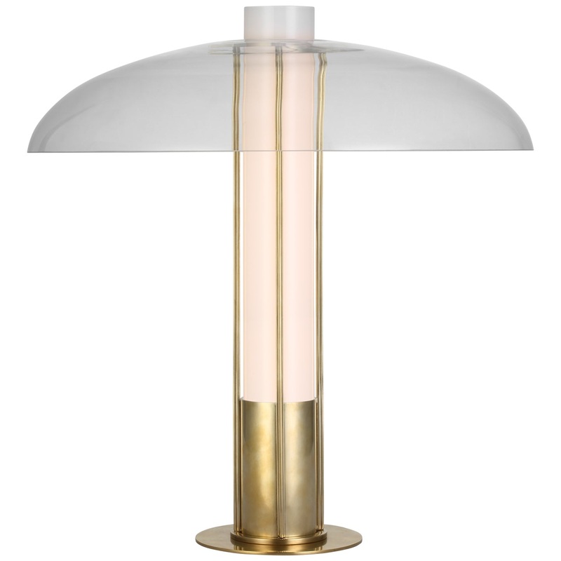 LED Table Lamp from the Troye Collection in Antique-Burnished Brass Finish by Visual Comfort Signature