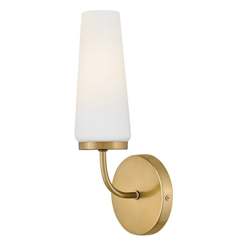 LED Wall Sconce from the Selma Collection in Gold Finish by Lark