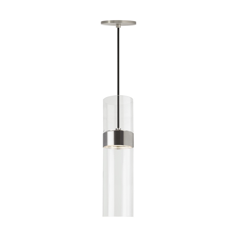 Manette Pendant FreeJack Satin Nickel/Satin Nickel Clear