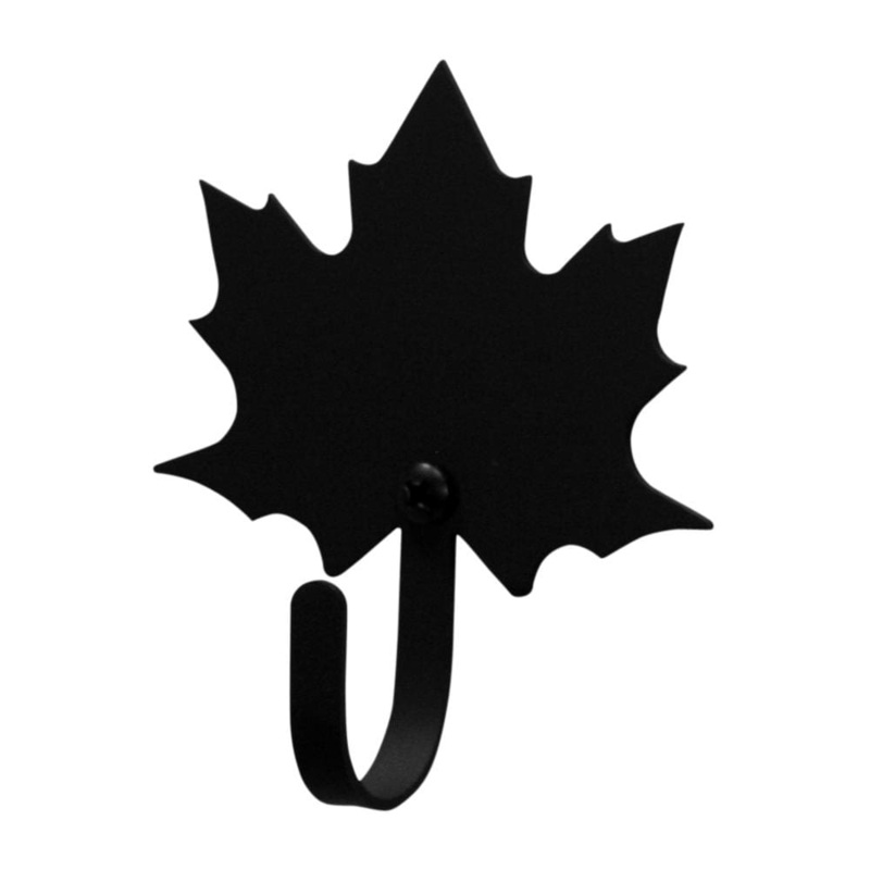 Village Wrought Iron WH-40-XS Maple Leaf Wall Hook Extra Small