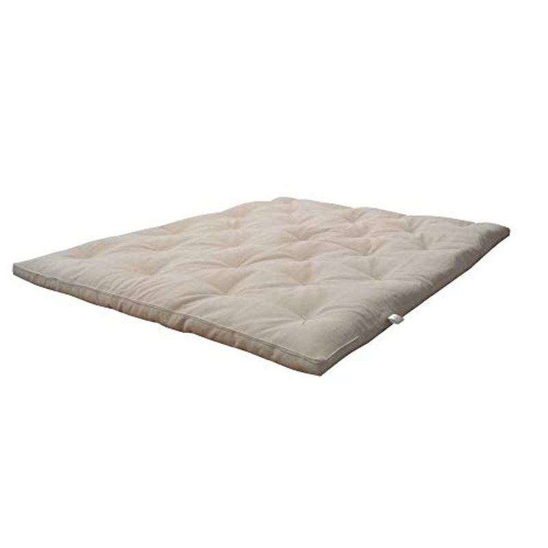 Vivere Zen – Futon Shiatsu 6 cm (2 Strati in Cotone Naturale) – Misure Extra XL – Misura 300×250 cm