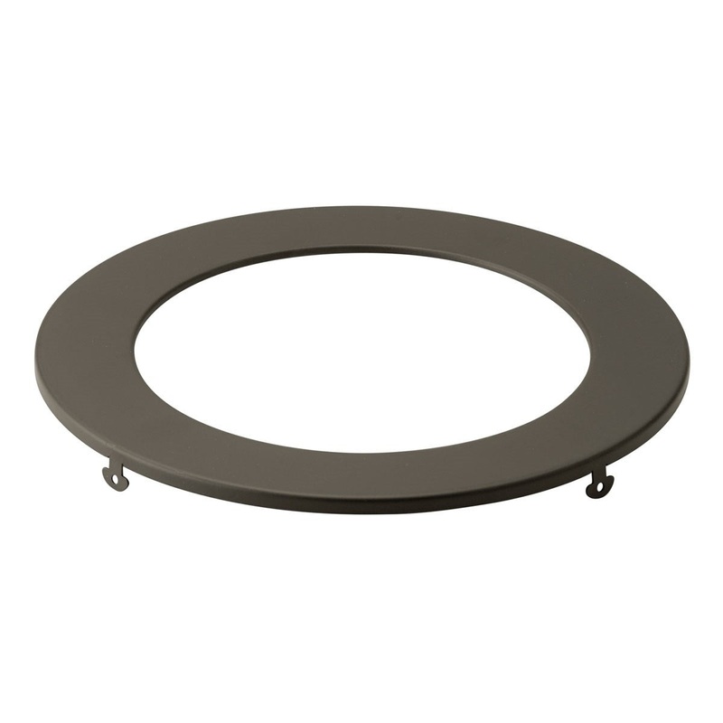6in Round Slim Downlight Trim from the Direct To Ceiling Unv Accessor Collection in Olde Bronze Finish by Kichler
