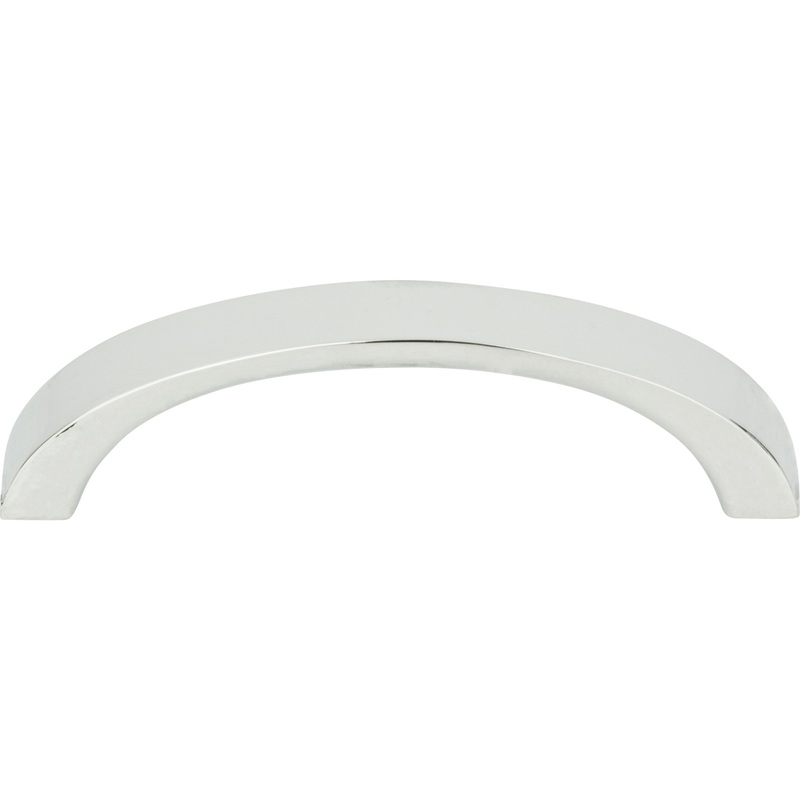 Atlas Homewares Tableau Curved Pull 2 1/2 Inch (c-c) Polished Chrome