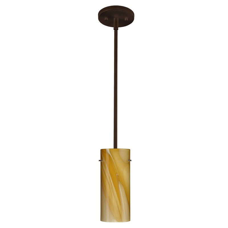 Besa 1TT-4123HN-BR Stilo One Light Pendant Bronze (Discontinued)