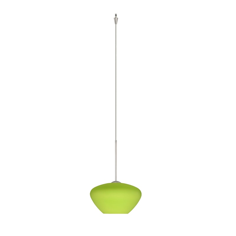 Besa XP-541035-SN Peri One Light Pendant Satin Nickel