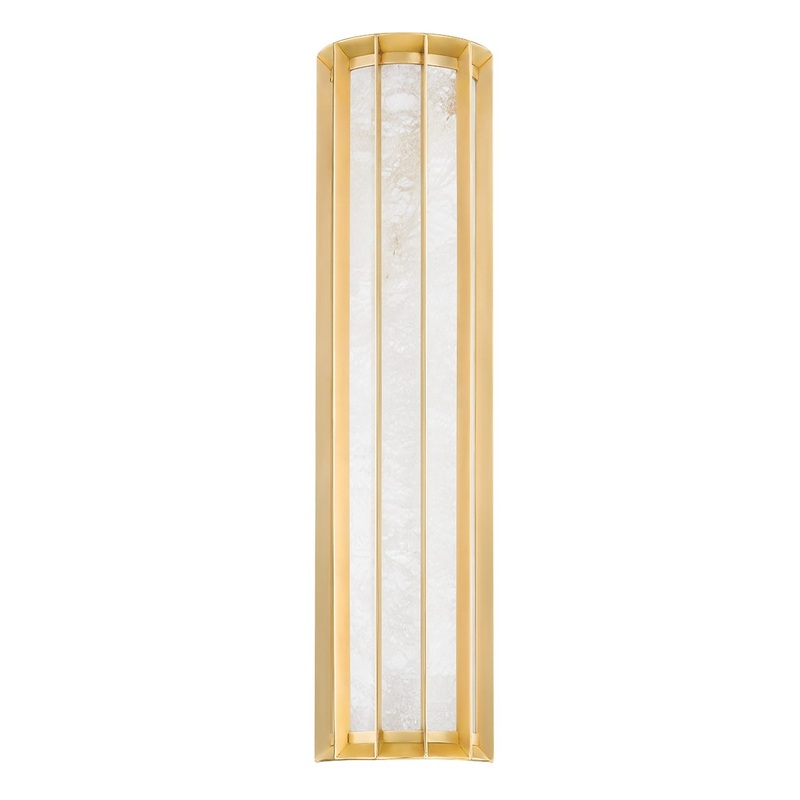 Corbett Lighting 346-24-VB Leda LED Wall Sconce Vintage Brass