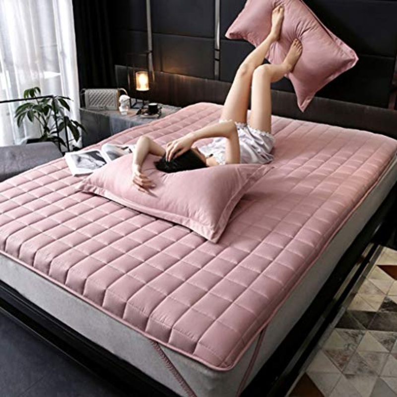 GLzcyoo Stampata Floreale Rustico Stile Giapponese Piano Materasso futon Materasso, Memory Foam Pieghevole Bed Roll Up materassino da Campeggio Piano Lounger Divani Letto e divani 6 Centimetri
