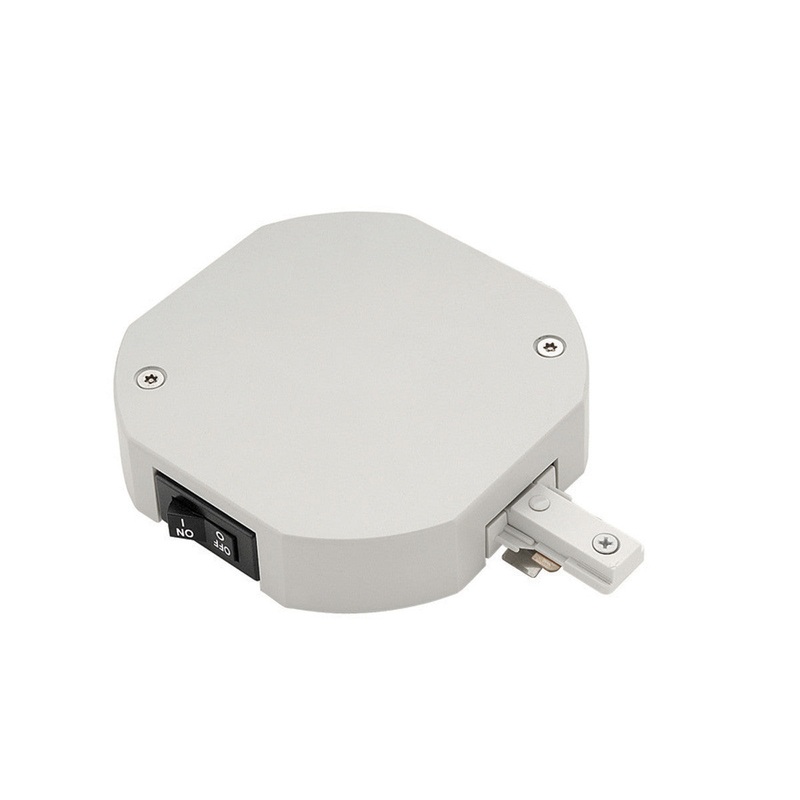 H Track Current Limiter – Single Live En in White Finish by W.A.C. Lighting