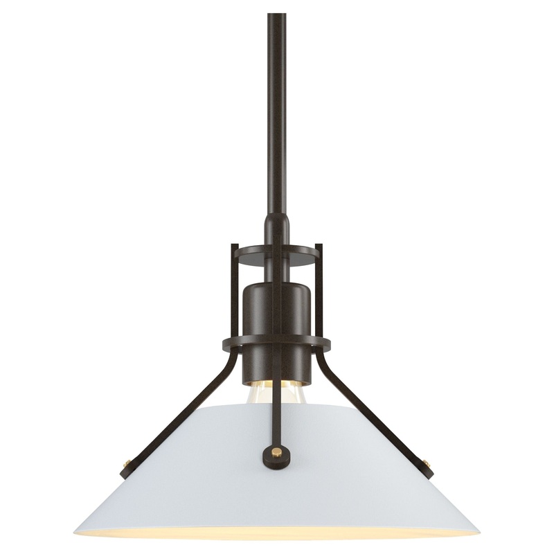 Henry Mini Pendant Bronze White