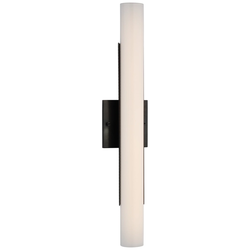 LED Bath Light from the Precision Collection in Bronze Finish by Visual Comfort Signature
