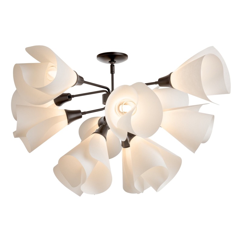 Mobius 12-Light Semi-Flush Dark Smoke