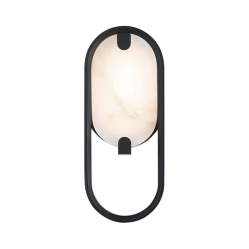 Noga 11″ Wall Sconce Black