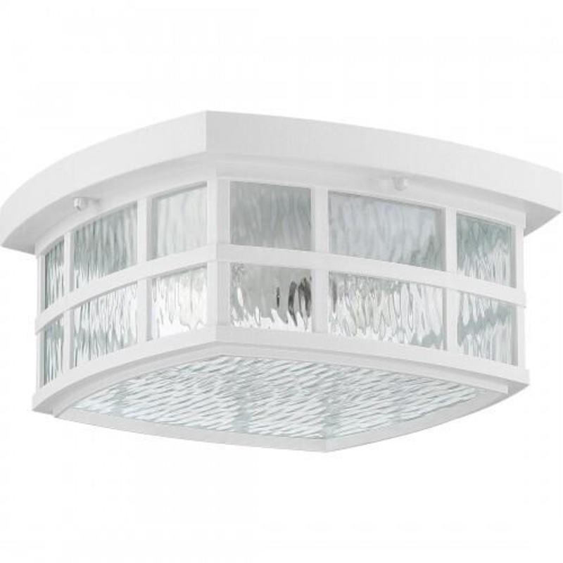 Quoizel SNN1612W Stonington Outdoor flushmount fresco Outdoor Lantern