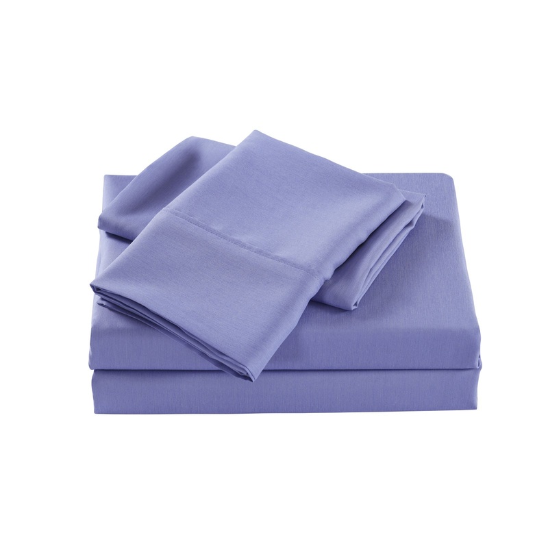 Royal Comfort 2000 Thread Count Bamboo Cooling Sheet Set Ultra Soft Bedding – King Single – Mid Blue