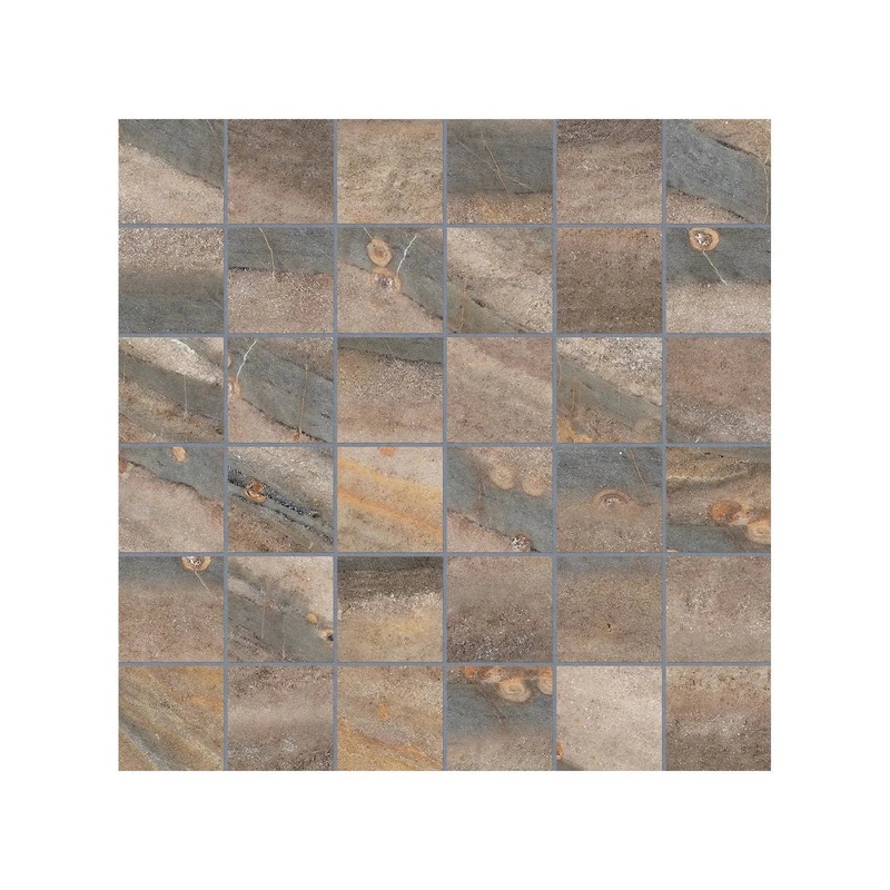 2″ x 2″ Evolution Earth Matte 36 Piece Porcelain Mosaics. 1 Sheet = .96 Sq. Ft. (69-209) 2″ x