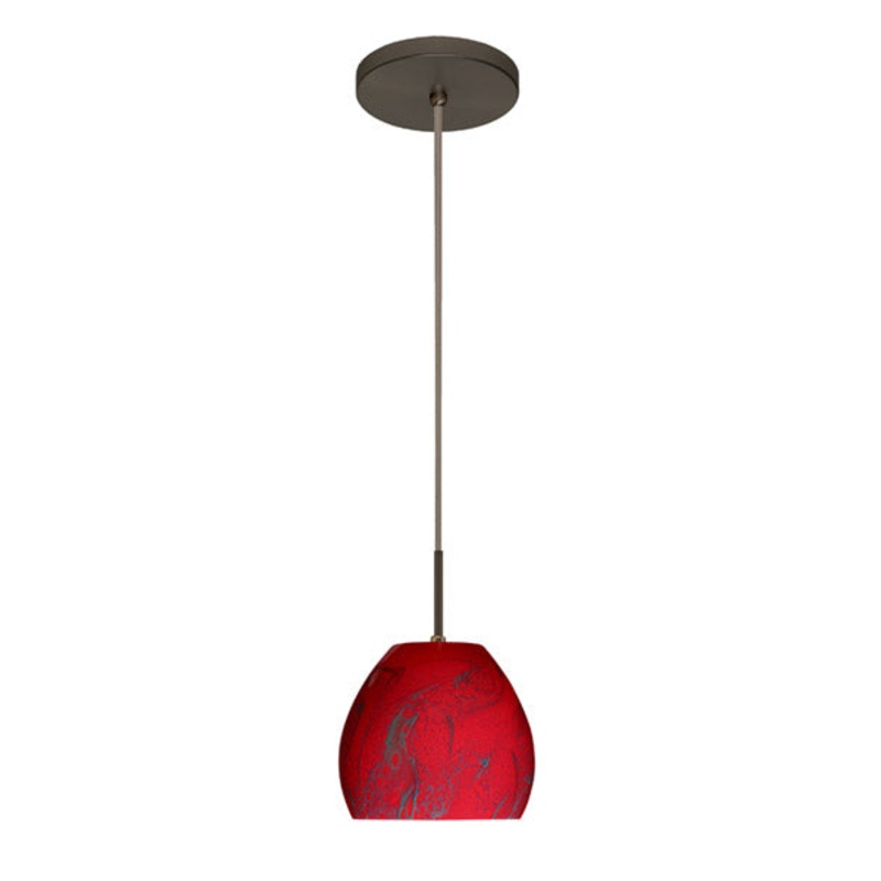 Besa 1BT-4122MA-BR Bolla One Light Pendant Bronze