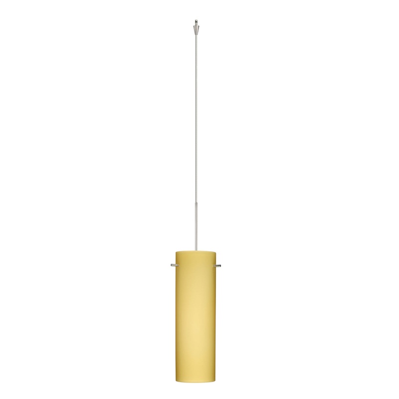 Besa XP-4930VM-SN Copa One Light Pendant Satin Nickel (Discontinued)